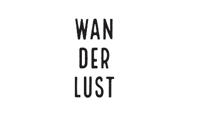 Raamsticker Wanderlust