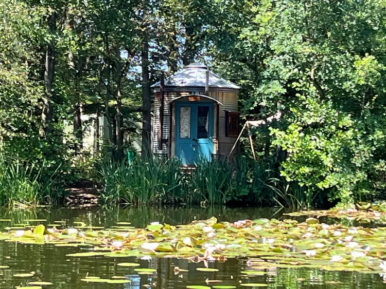 silo overnachting aan het water